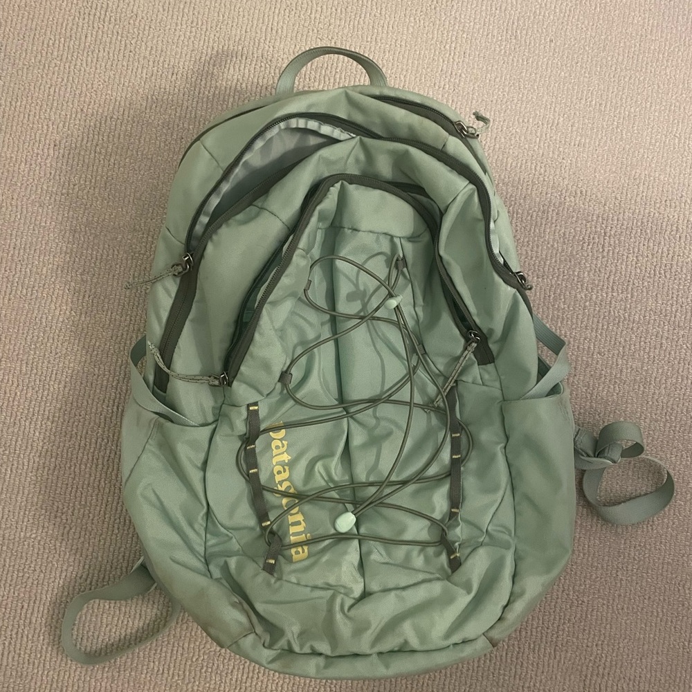 Green patagonia backpack